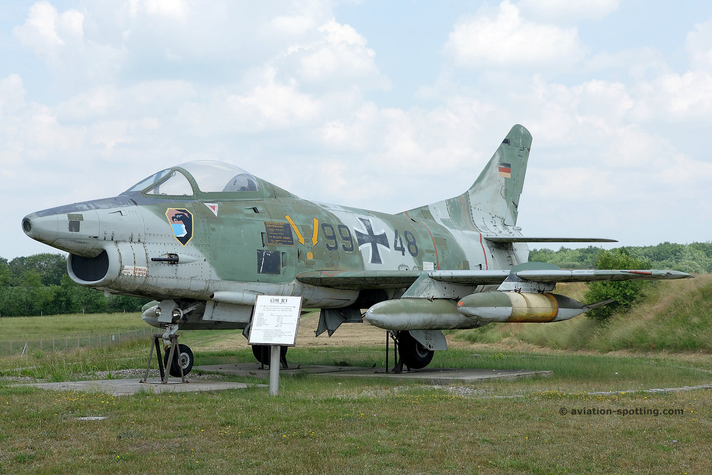 99+48 Fiat G91-R/3 Luftwaffe