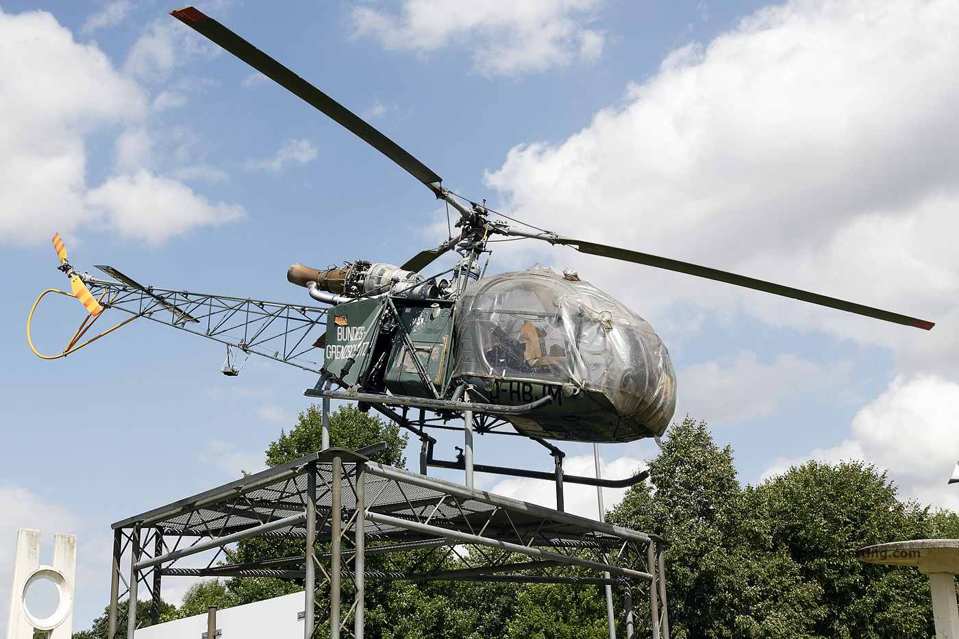 D-HBJM Aérospatiale SA 318C Alouette II Bundesgrenzschutz