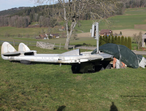 J-1578 De Havilland DH.112 Venom FB50 Swiss Air Force